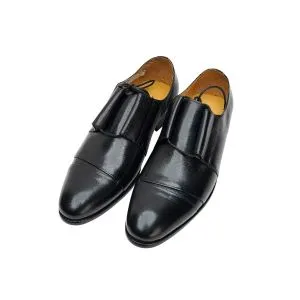 24092-Black Formal Genuine Cow Leather Oxford Formal shoes for men