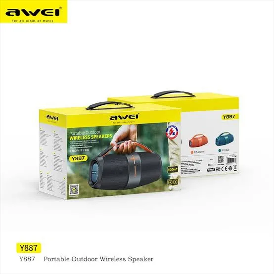 Awei Y887 Portable Bluetooth Outdoor Speaker ( Six Month warrenty )
