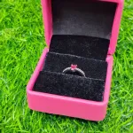 Sapphire Crystal Ring – Premium Silver Finish