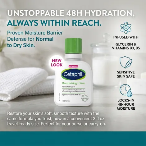 Cetaphil Moisturizing Lotion Normal to Dry Skin 59ml (Canada)