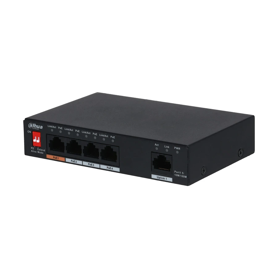 Dahua PFS3005-4ET-60 5 Port Unmanaged Desktop Switch