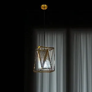 Qulik Modern Diamond Frame 3 Color Hanging Lights (QL-8801-1)