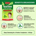 Beauty Formulas Tea Tree Nose Pore Strips 6s (China)