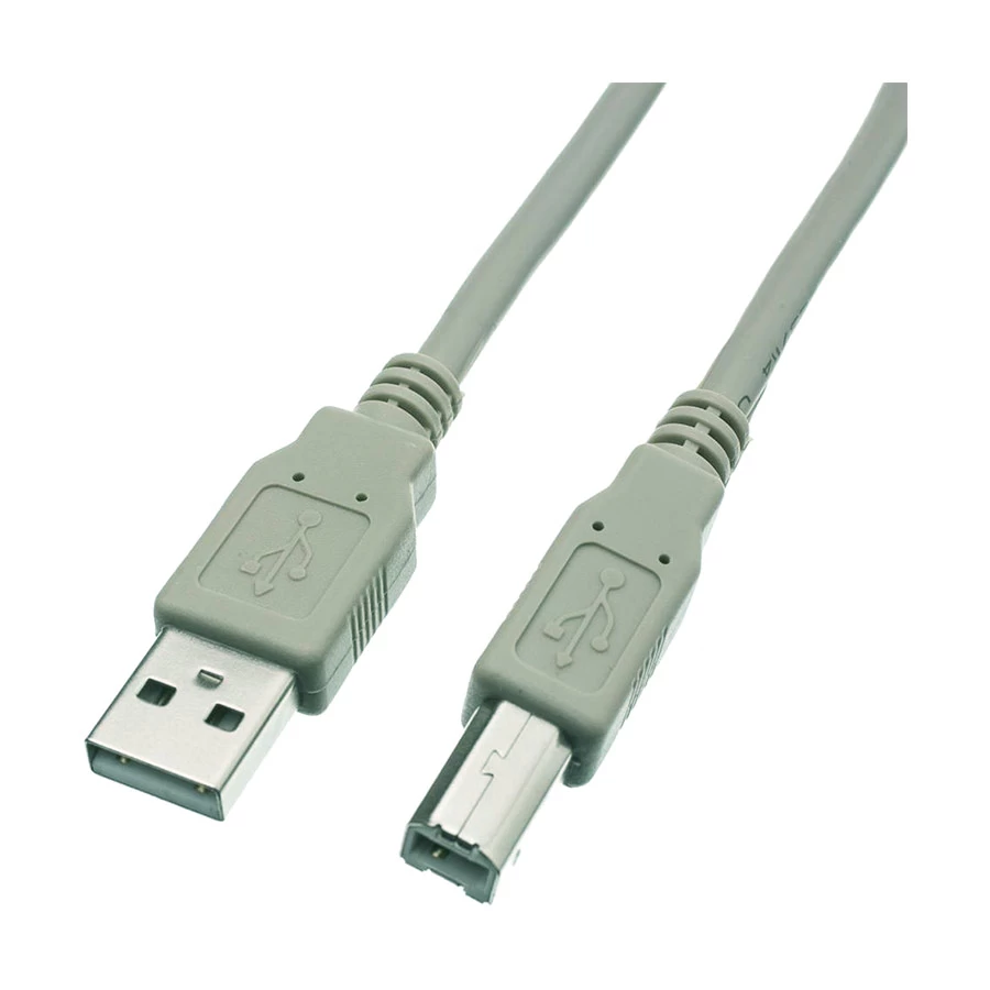 Yuanxin YUX-002 USB Type-A to Type-B Printer Cable 1.5 Meter Grey