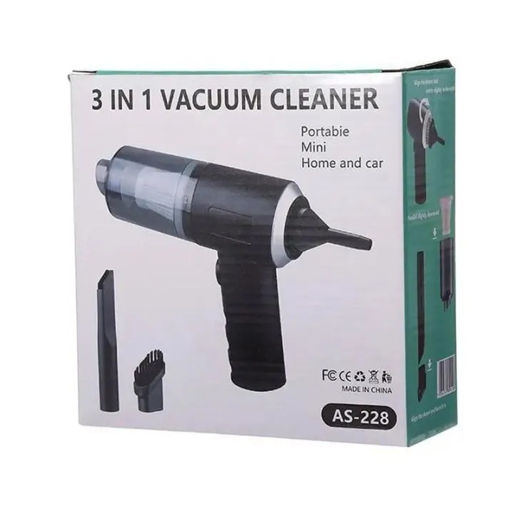3 in 1  Portable Mini Vacuum Cleaner, Wireless & Rechargeable Multi-functional Vacuum Cleaner,