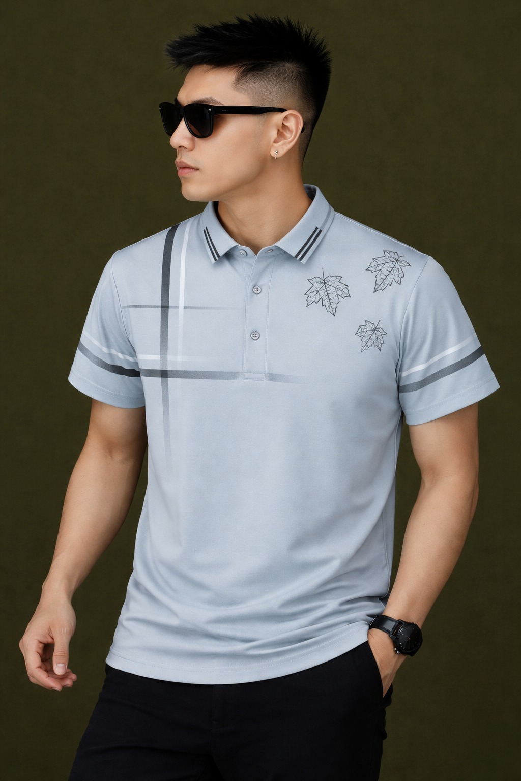 Men's Pure Cotton Polo Shirt, 200 GSM, Sizes M to XXL