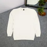 Full Sleeve Sweat Shirt (White)