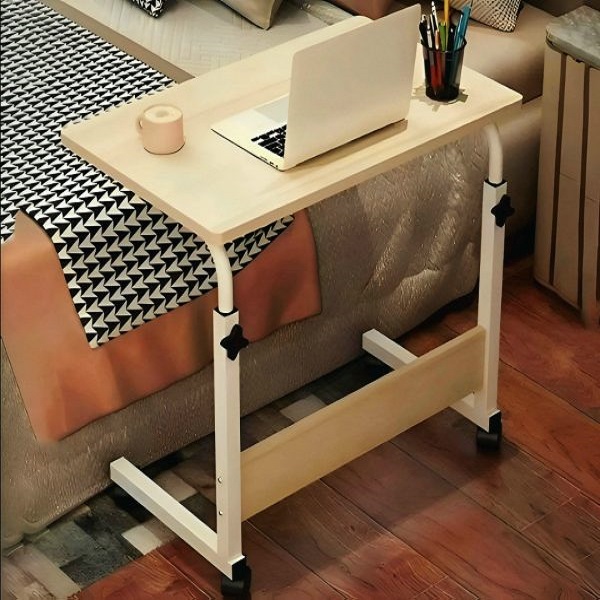 Adjustable and moveable table