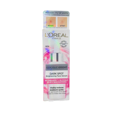 L'Oreal Glycolic-Bright Dark Spot Brightening Face Serum 30ml (Indonesia)