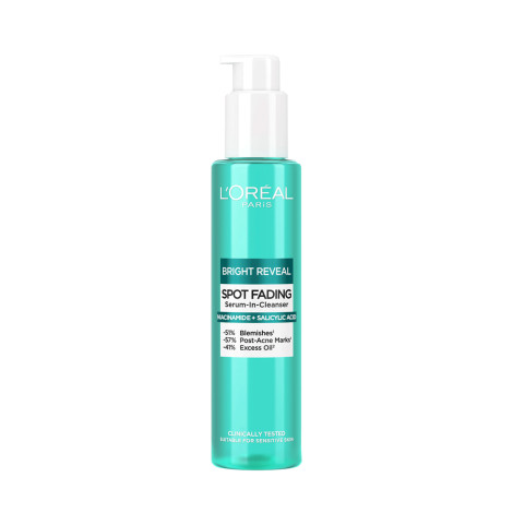 L'Oreal Bright Reveal Spot Fading Serum In Cleanser 150ml (France)