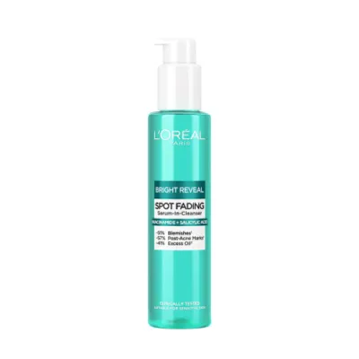 L'Oreal Bright Reveal Spot Fading Serum In Cleanser 150ml (France)