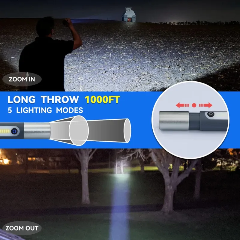 ALLYES 2835 LED Rechargeable Flashlight