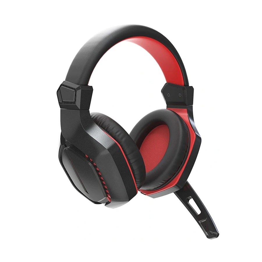 WiWU Thunder Black & Red Wired Over-Ear Gaming Headphone