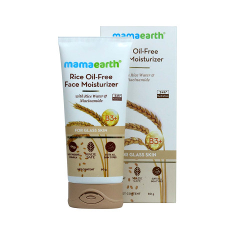 Mamaearth Rice Oil-Free Face Moisturizer 80 g (India)