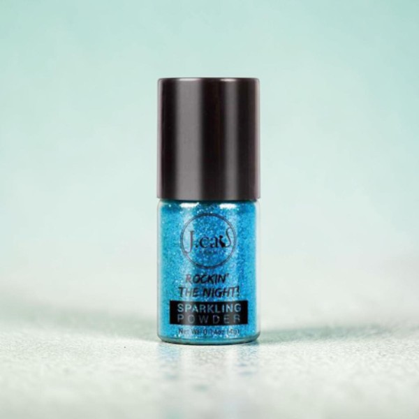 J. Cat Rockin The Night Sparkling Powder SP208 Jungle Sapphire (China)