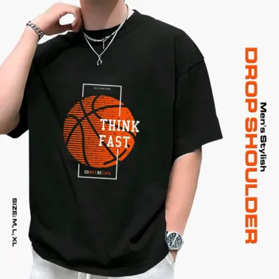 Men's Stylish DROP SHOULDER T-Shirt