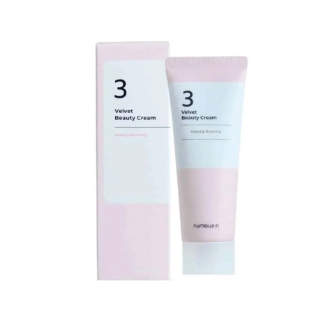 Numbuzin No.3 Makeup Boosting Velvet Beauty Cream 60ml (Korea)