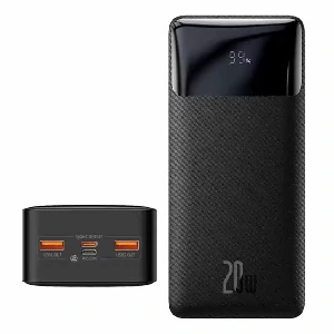 Baseus Bipow 30000mAh 20W Power Bank- Black Color