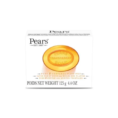 Pears Transparent Soap Pure and Gentle with Plant Oils 125g (India)