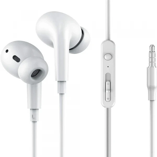 Tuddrom Mo8 Fashion Music 3.5mm Jack Earphone- White Color