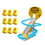  Electric Small Duck Climbing Stairs Toy