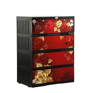 RFL Wardrobe Platinum 4 Drawer Diana