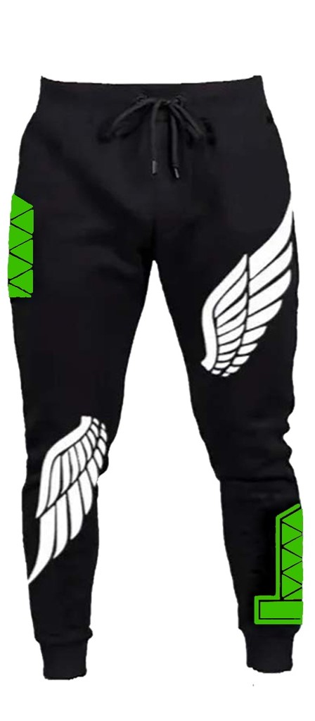 Men's Terry Cotton Jogger Trousers with Rubber Print, 6 Colours