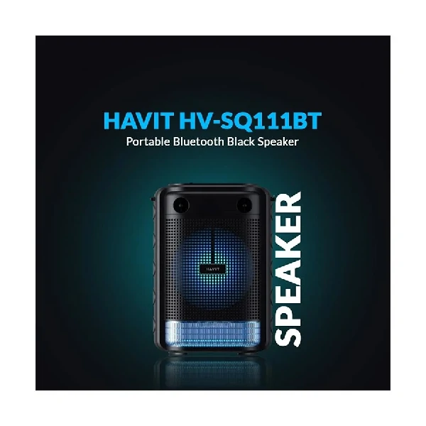 Havit HV-SQ111BT Portable Bluetooth Black Speaker