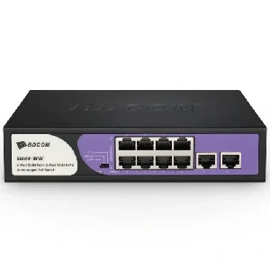 BDCOM S1000-8P2F 8-Port 100mbps Unmanaged PoE Switch