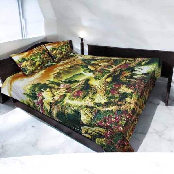 New Exclusive 100% Cotton Bed Sheet 7.5 feet by 8 feet