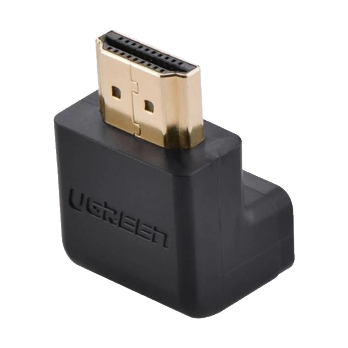 UGREEN 20110 HDMI Male to Female Up Angle Converter Black