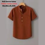 kaizar cotton  Half sleeves katua For Men's