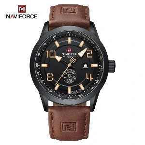 NAVIFORCE 9229 Youth Retro Fashion Men’s Watch – Dark Brown