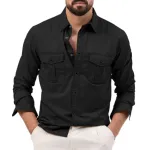 Full sleeves double pocket Shirt