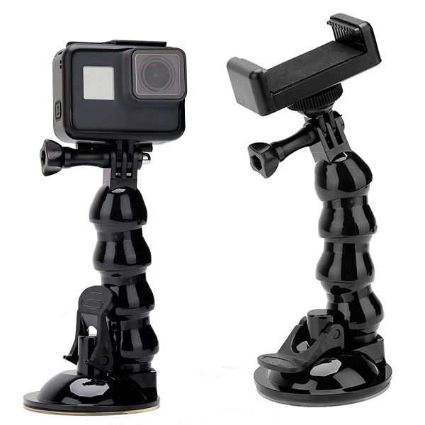 TELESIN GP-SUC-006 Flexible Car Suction Cup Mount