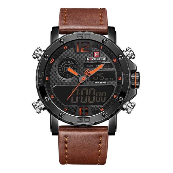 NAVIFORCE NF9134 Men’s Quartz LED Digital Watch