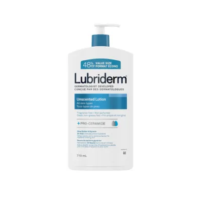Lubriderm Unscented Lotion 710ml (Canada)