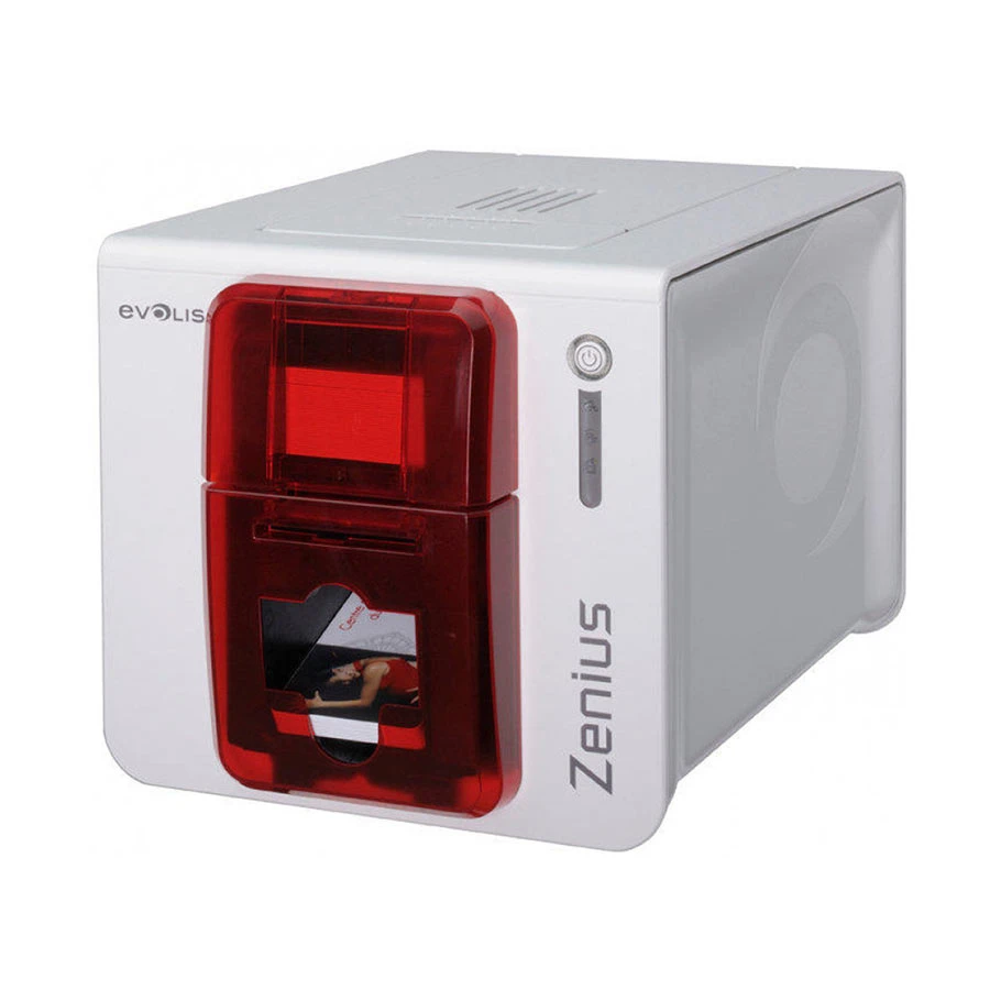 Evolis Zenius Classic Single-Sided ID Card Printer with Ribbon & Card