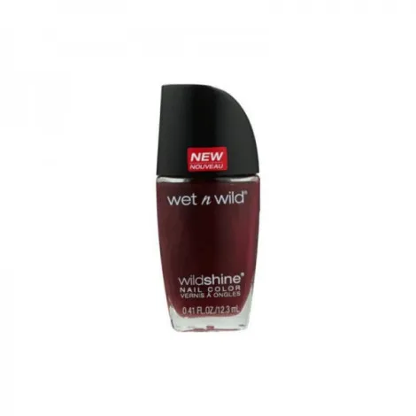 Wet n Wild Wild Shine Nail Color E486C- Burgundy Frost (USA)