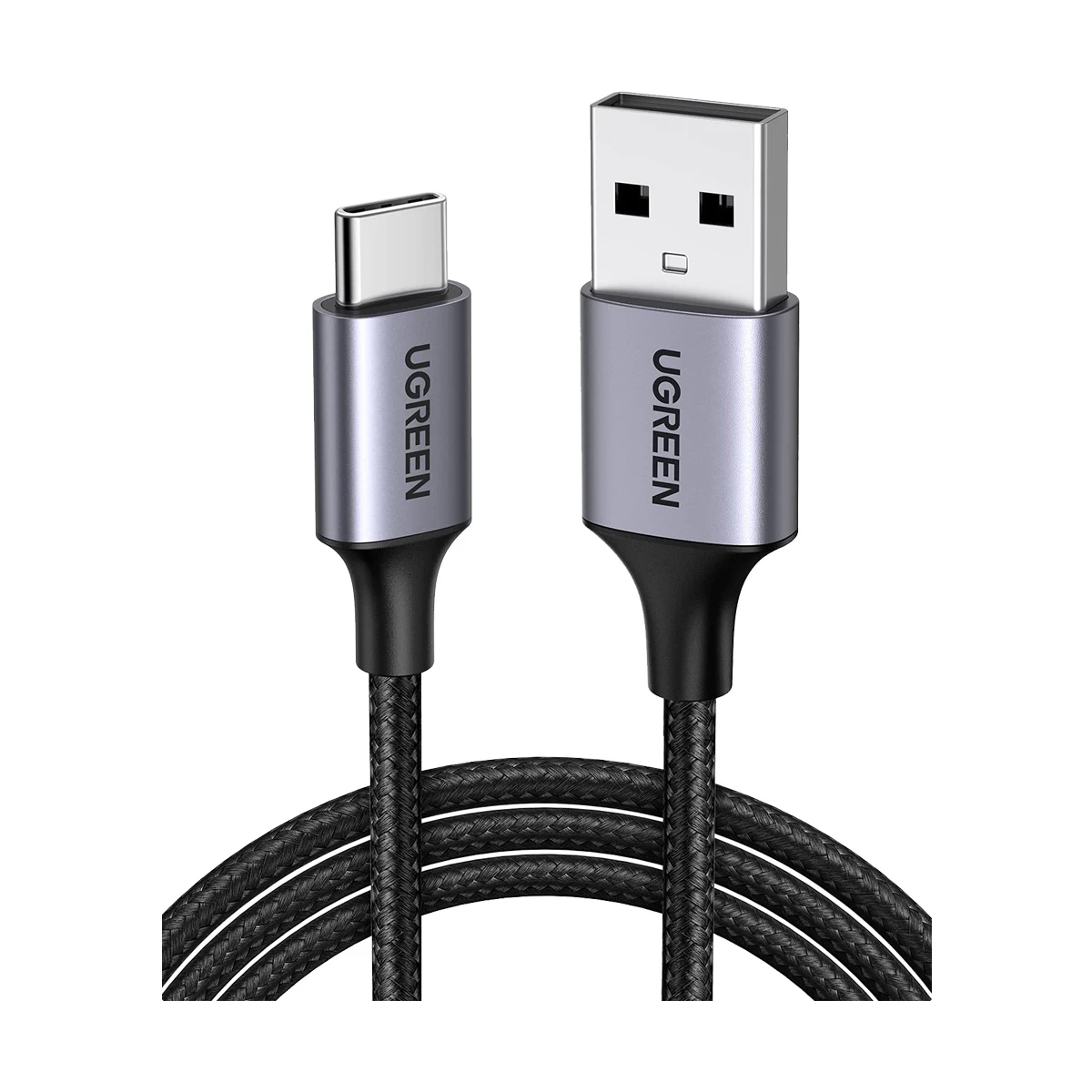 UGREEN 60128 18W USB to Type-C Data Cable 2 Meter Black