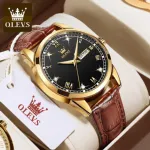 OLEVS 6896 Luxury Simple and Modern Watch (Black)