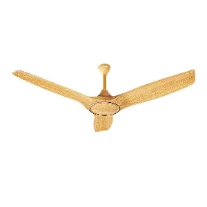 Qulik Aerovane 52" Modern Decorative Silent ABS Blade Remote Ceiling Fan (LIGHT WOOD) Q-6572-LW