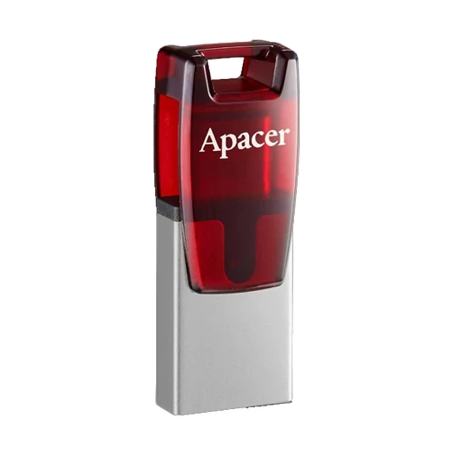 Apacer AH180 64GB USB 3.2 Type-C OTG Red Pen Drive