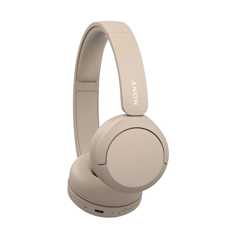 Sony WH-CH520 Wireless Bluetooth On-Ear Stereo Headphone Beige