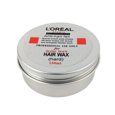 L'Oreal Studio Anti Hair Fall Stylist Man Hair Wax Hard 150ml (USA)