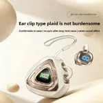 J82 TWS Wireless Touch Control Over-Ear Headphones with LED Digital Display IPX-4 Waterproof Rating for Gaming with Low Latency