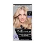 Loreal Hair Color Preference - 8.1 Light Ash Blonde (Belgium)