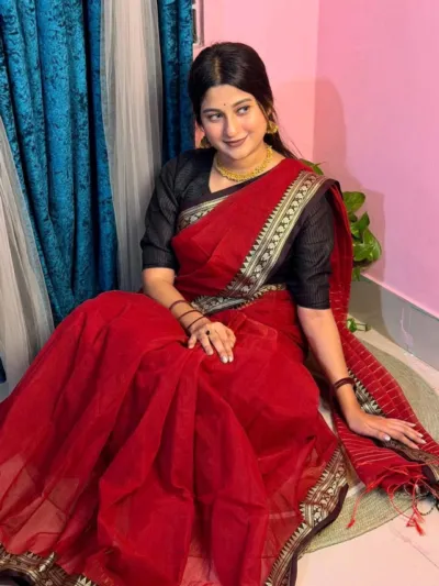 Nokshi Paar Suti Saree for All-Day Wear, 6 Colours