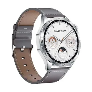 Blisbond Edge Silver AMOLED Bluetooth Calling Smart Watch