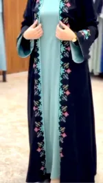 Abaya Koti Borka Dress, Dubai Cherry Embroidered